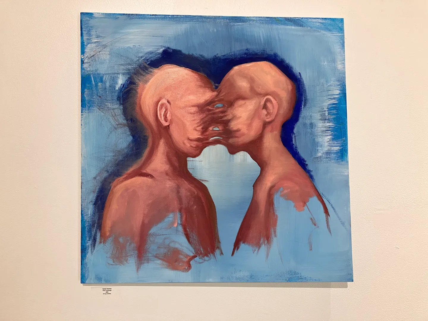 Flesh Exchange (2025) — oil on canvas