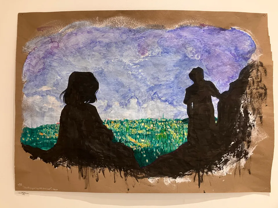 Shoulda Brought That God Damn Headlamp (2025) — ink on paper