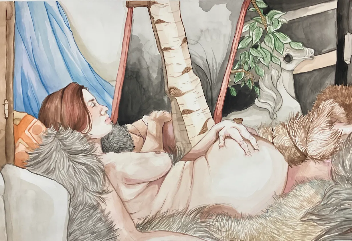 <em>Jamie</em> (2023)<br>Watercolor
