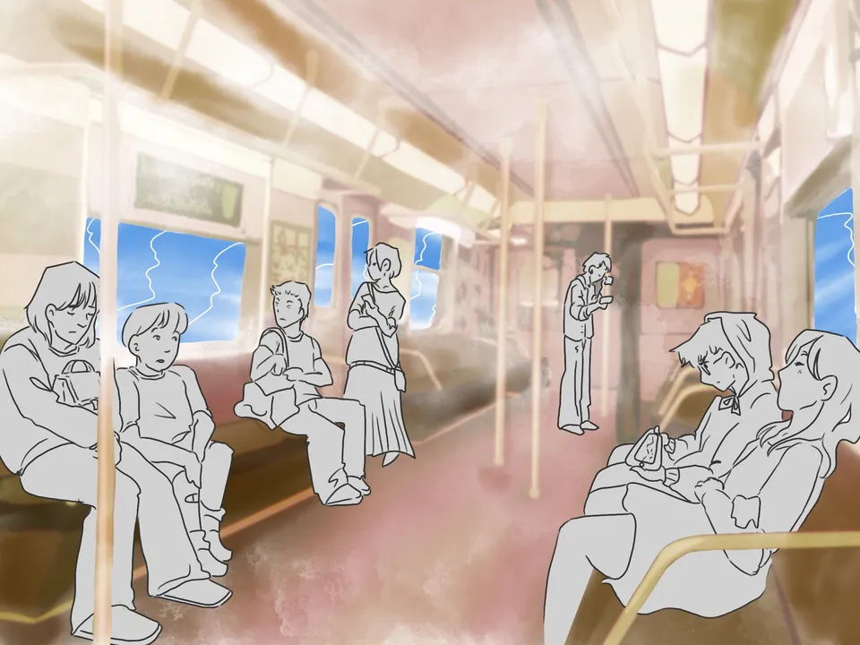 Still from The Morning Commute (2025) — animation